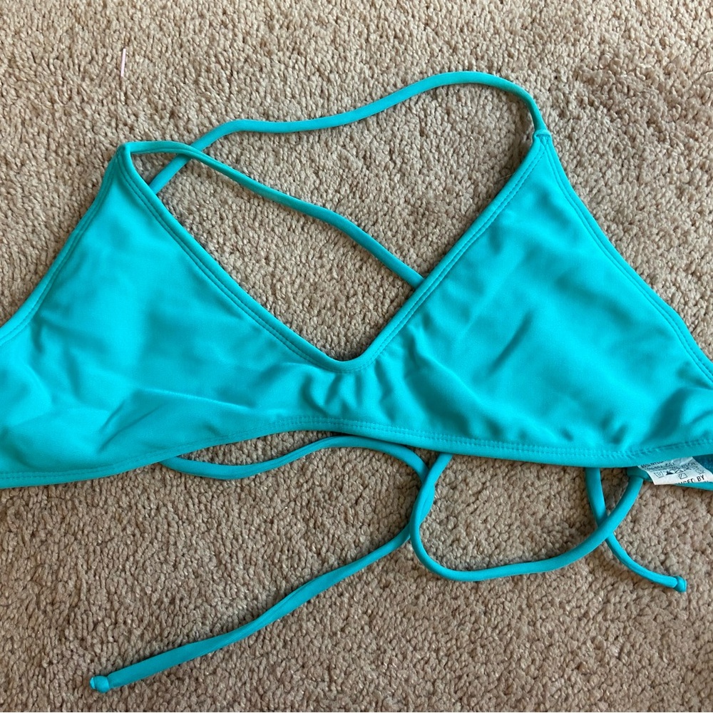 Teal Bikini Top